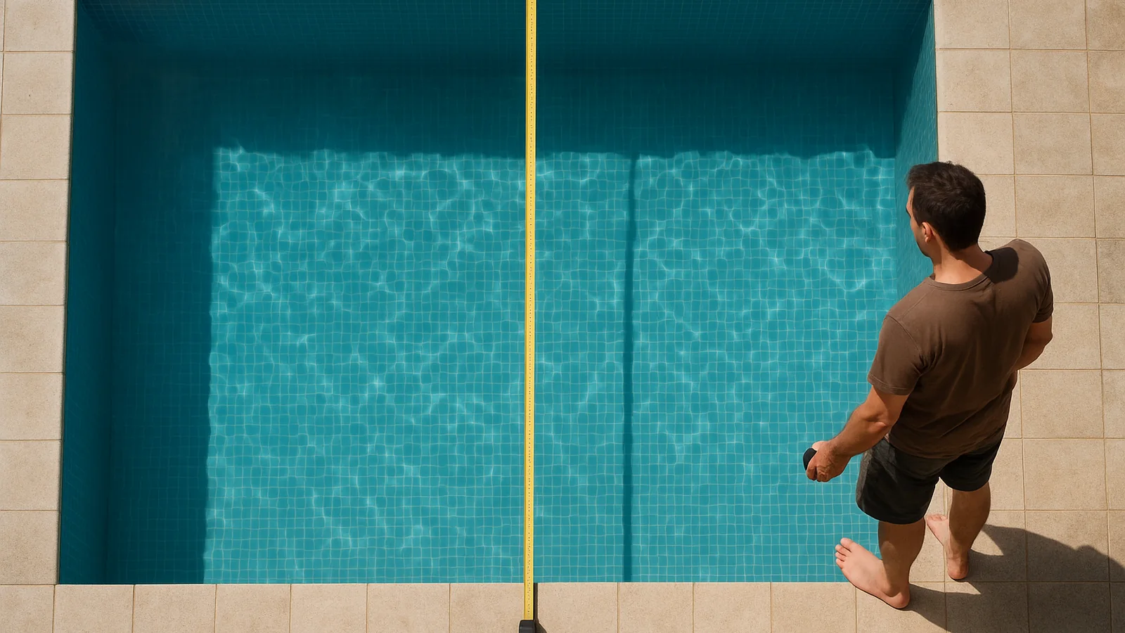 Ilustração: Como calcular o volume da piscina (e por que tudo depende dele)